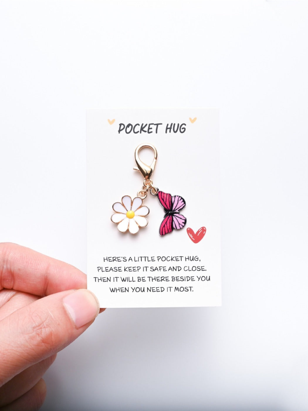 Taphug - Pocket Hug Insect Daisy Keychain