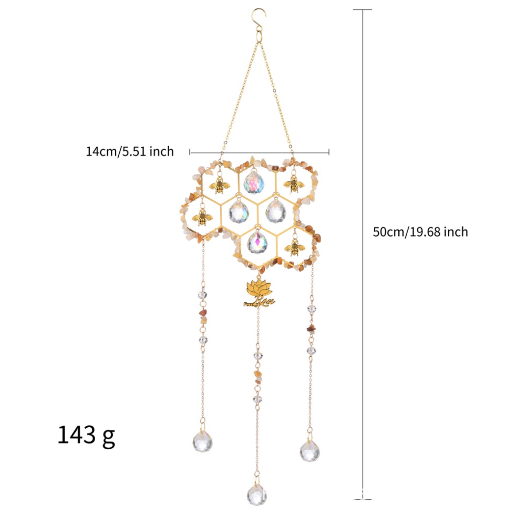 Somnira - Honeycomb Slice Shape Wind Chimes