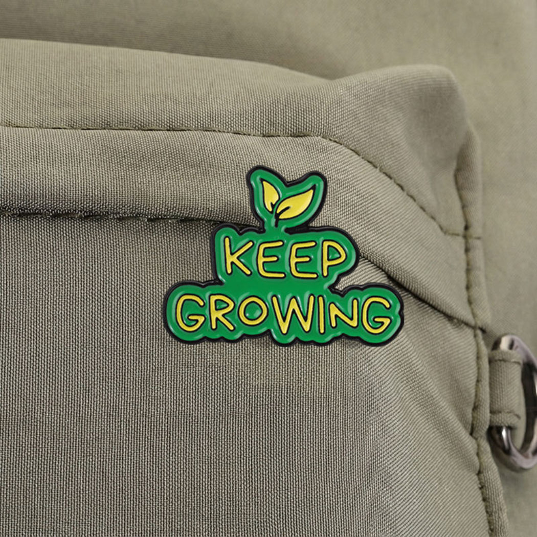 Pinori Keep Growing Enamel Pin