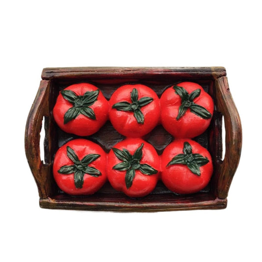 Rustic Tomato Kitchen Magnet