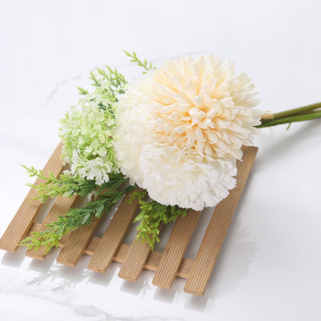 Roselle - Artificial Carnation and Chrysanthemum Bouquet