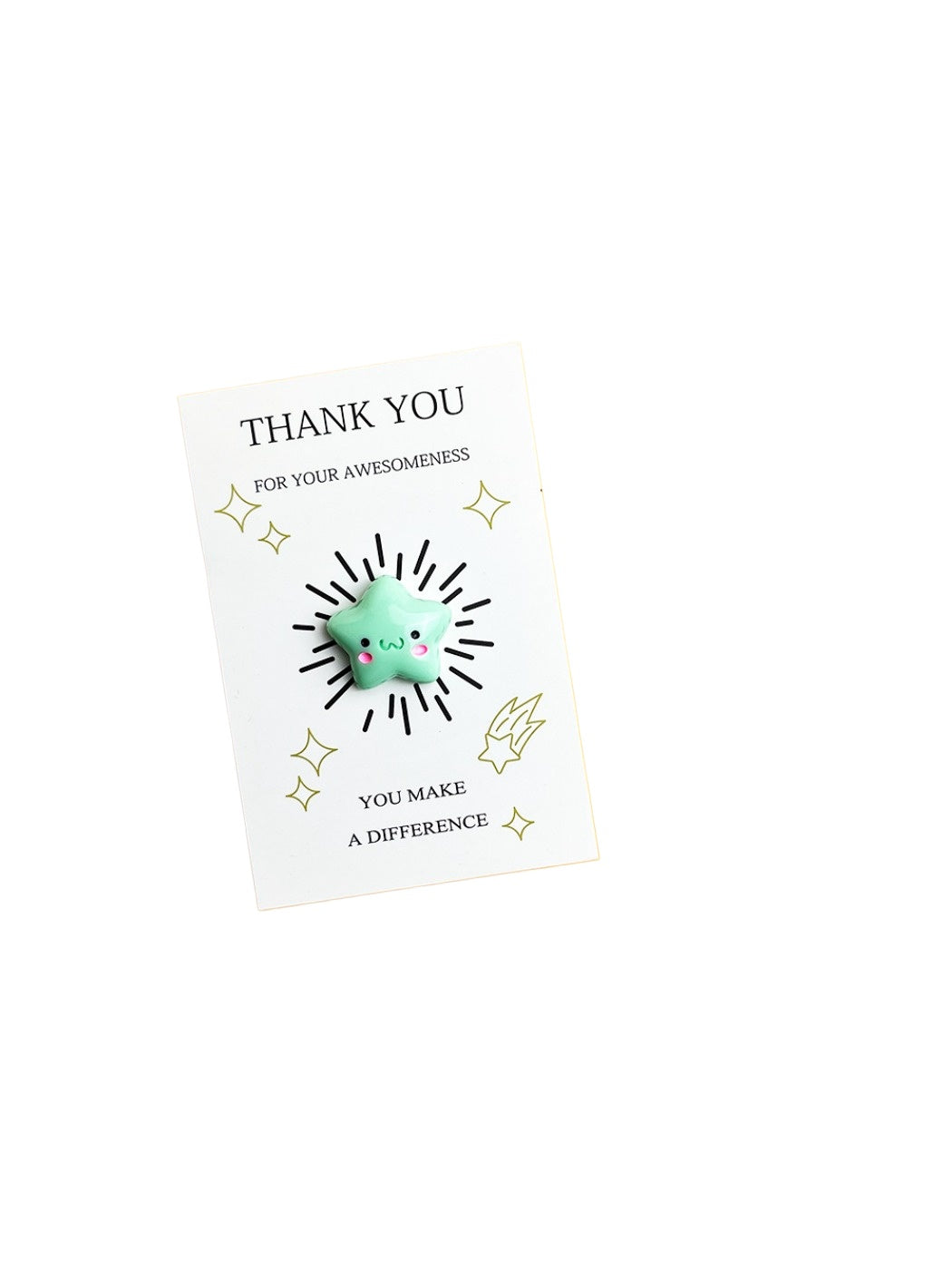 Taphug - Pocket Hug Cute Colorful Star pocket hug card and keepsake token view 11