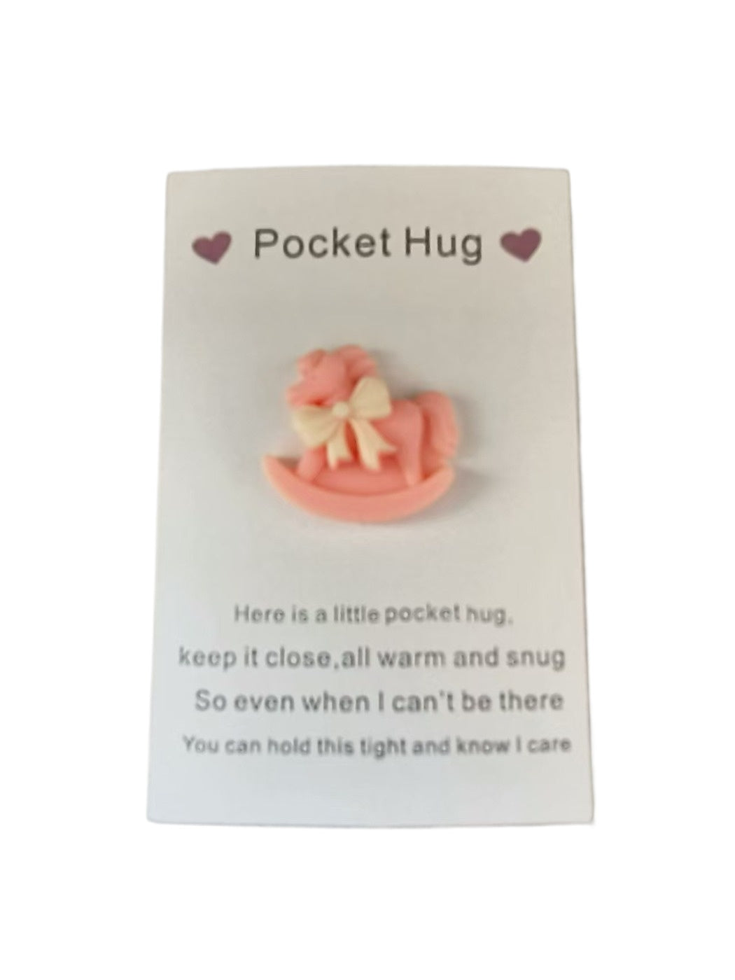 Taphug - Pocket Hug Horse Love Token Gift pocket hug card and keepsake token view 9