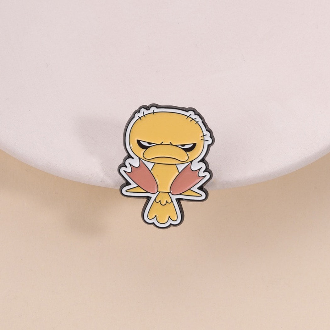 Pinori - Novelty Moody Duck Fashion Pin