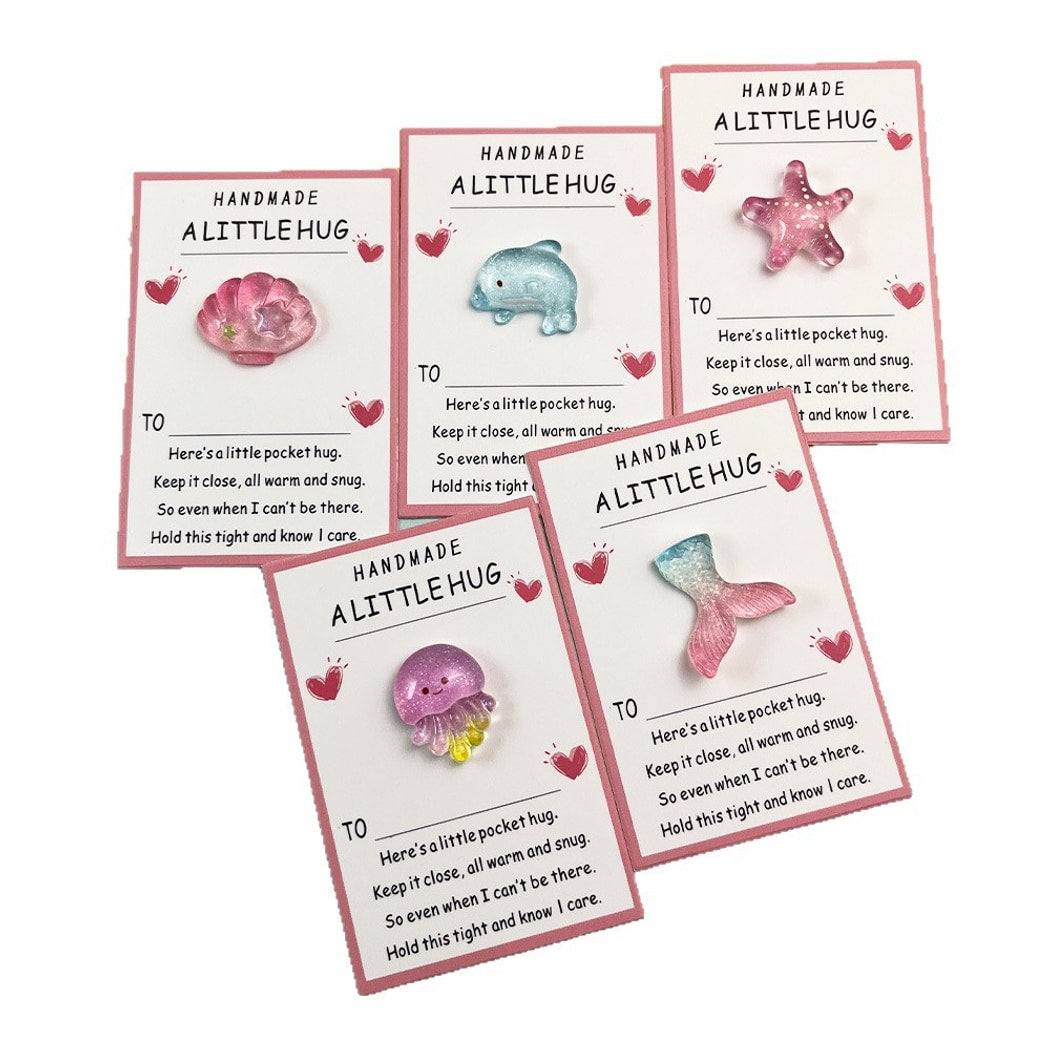 Taphug - Pocket Hug Ocean Motif Keepsake Card