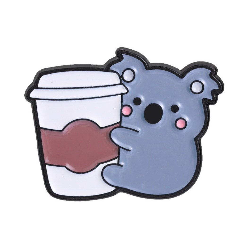 Pinori - Cute Animal Drink Motif Decorative Pin