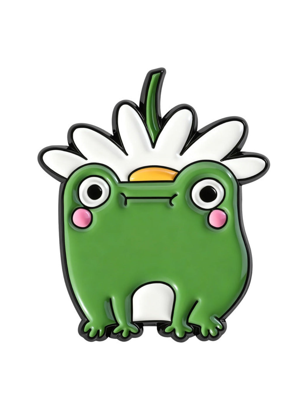 Pinori - Cute Flower Animal Brooch