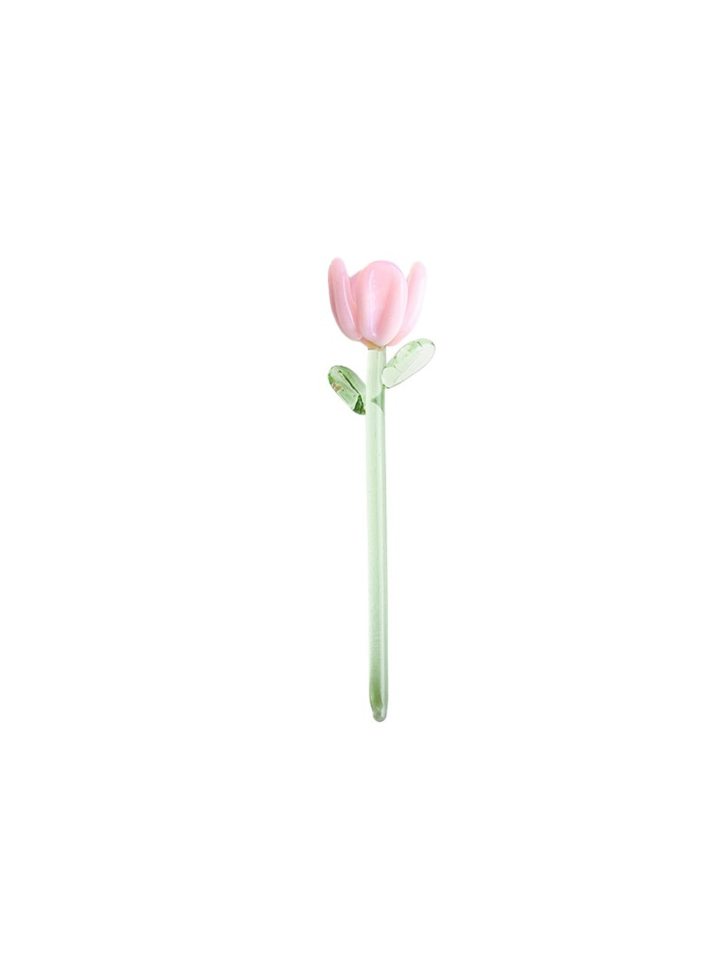 Cluster of Thimara mini glass flowers with a focus on petal details