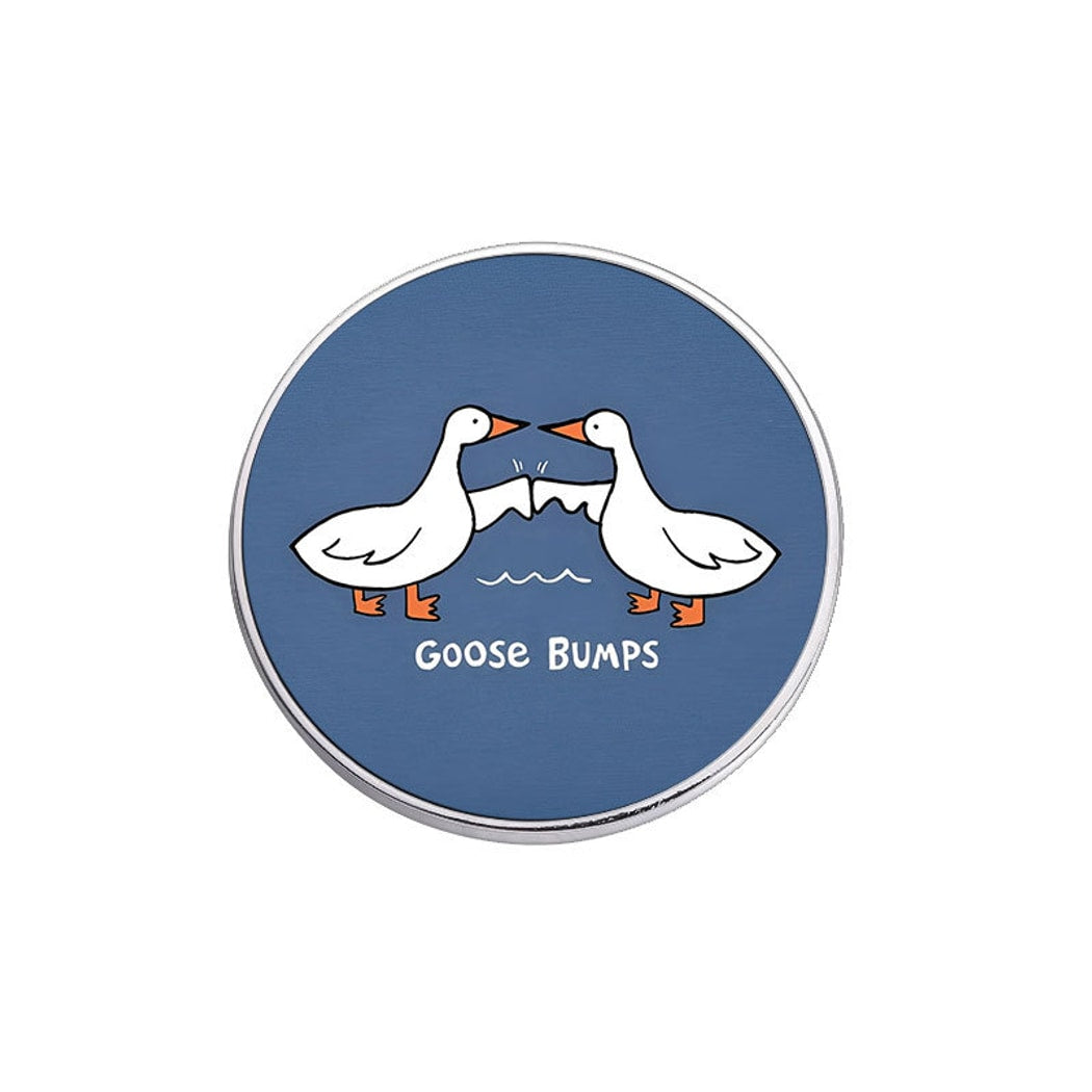 Pinori - Lettered Goose Illustration Round Pin