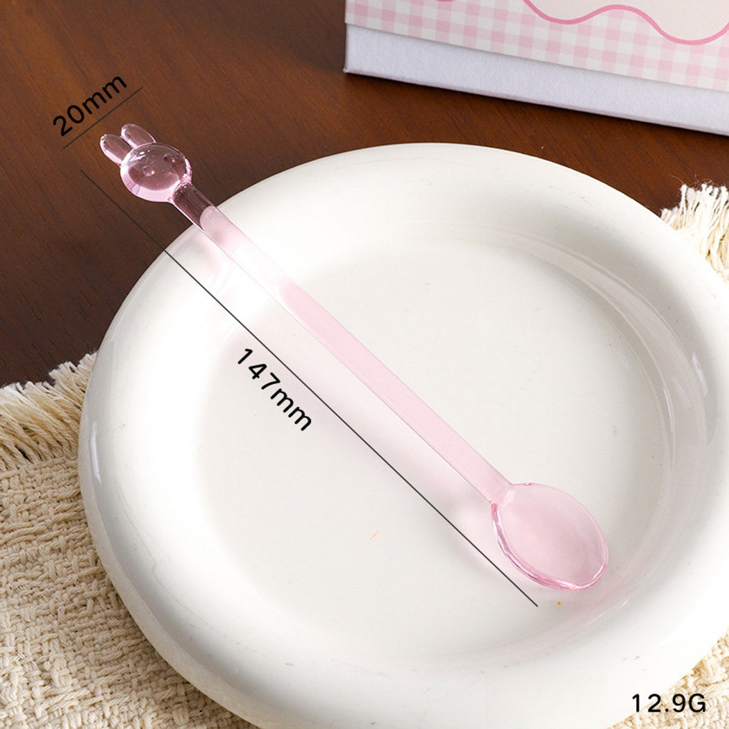 Glasira - Cute Rabbit Design Long Handle Coffee Spoon