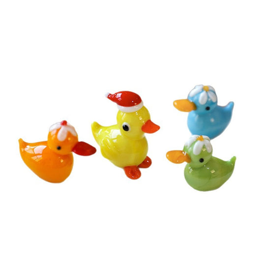 Glasira - Cute Cartoon Colorful Duck Tabletop Ornament
