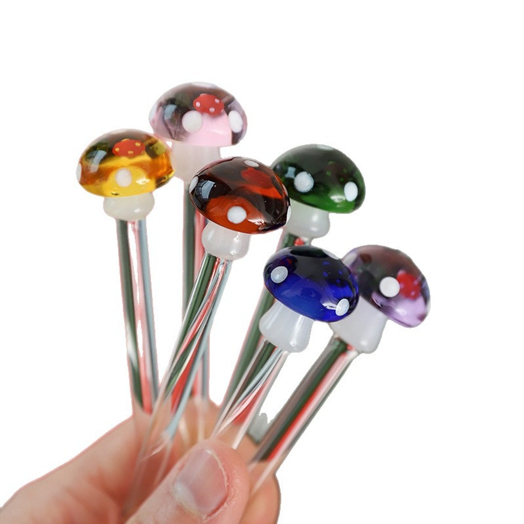 Glasira - Cute Colorful Mushroom Shape Spoon