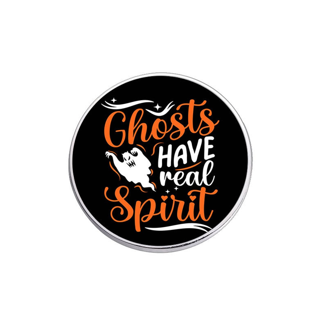 Pinori - Ghost Quote Round Pin