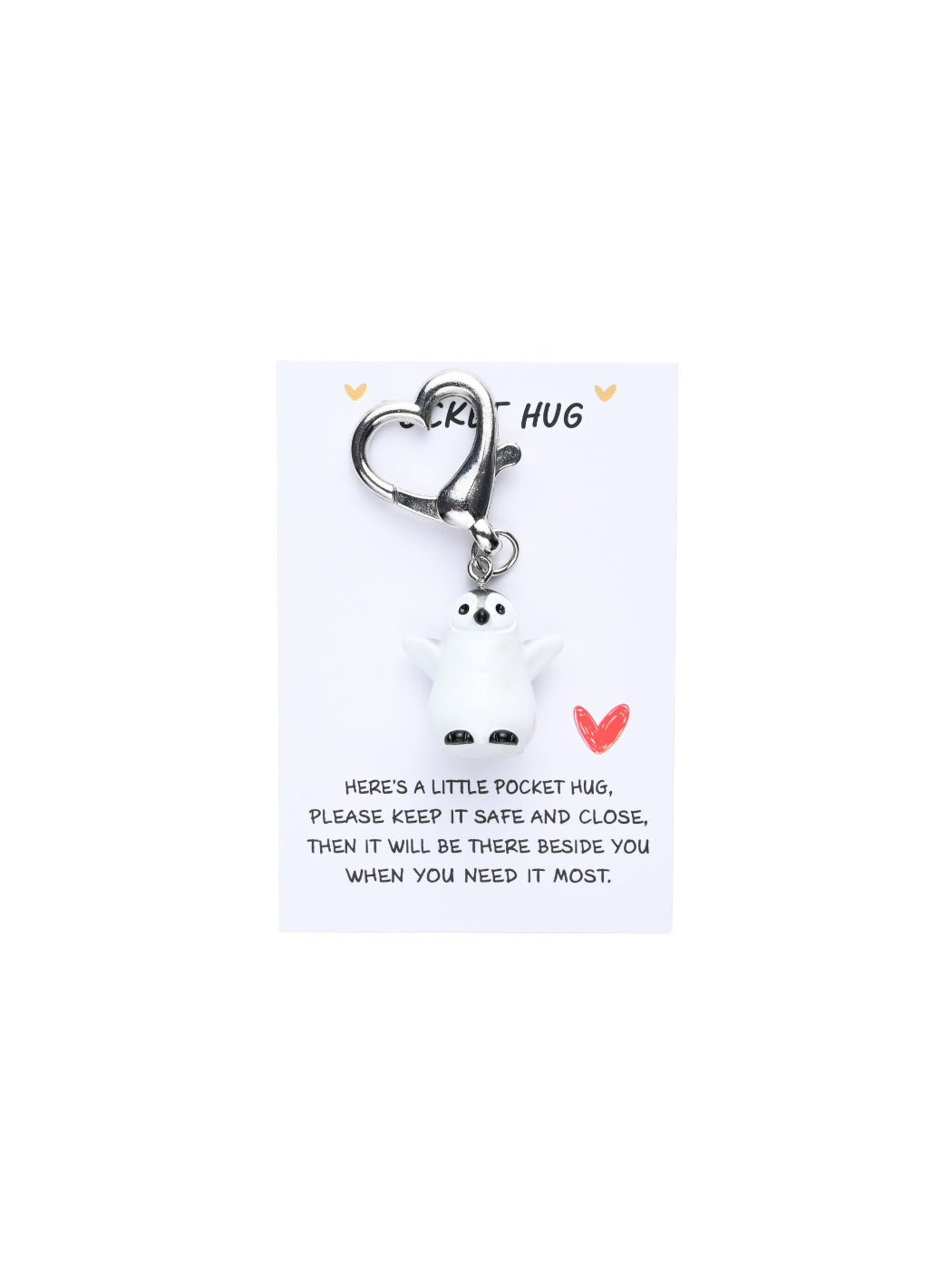 Taphug - Pocket Hug Penguin Keychain
