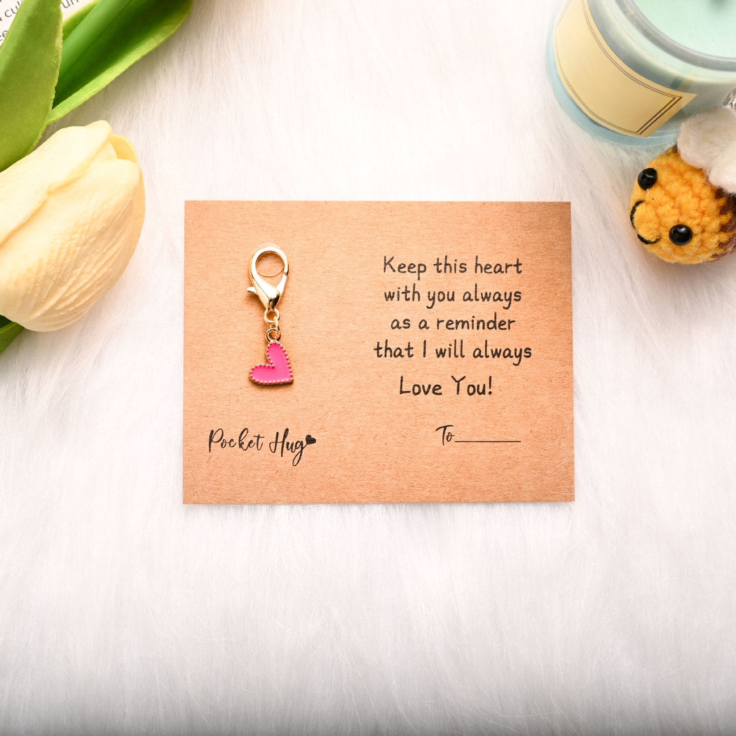 Taphug - Pocket Hug Simple Heart Keychain