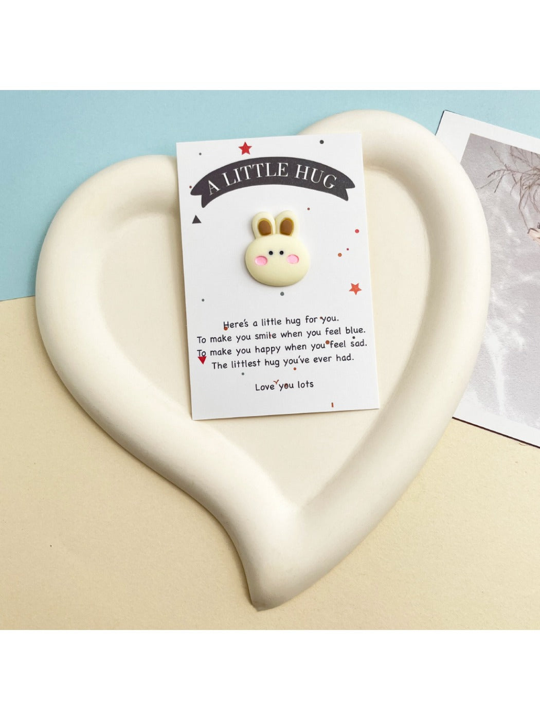 Taphug - Pocket Hug Adorable Blushing Rabbit
