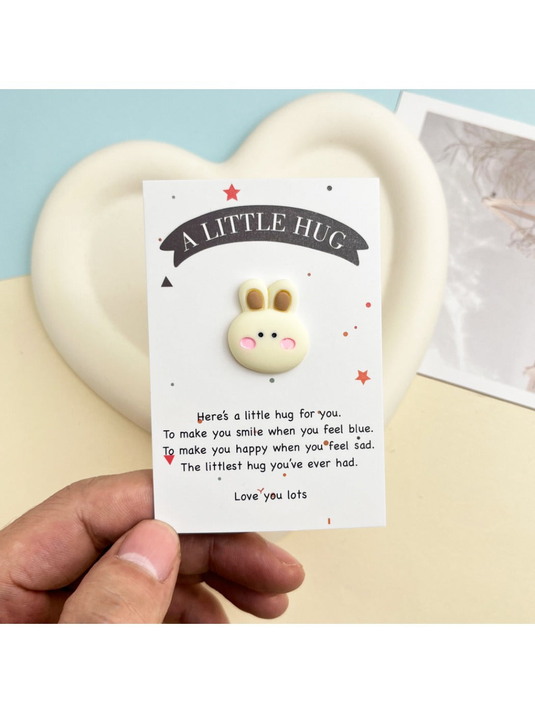 Taphug - Pocket Hug Adorable Blushing Rabbit