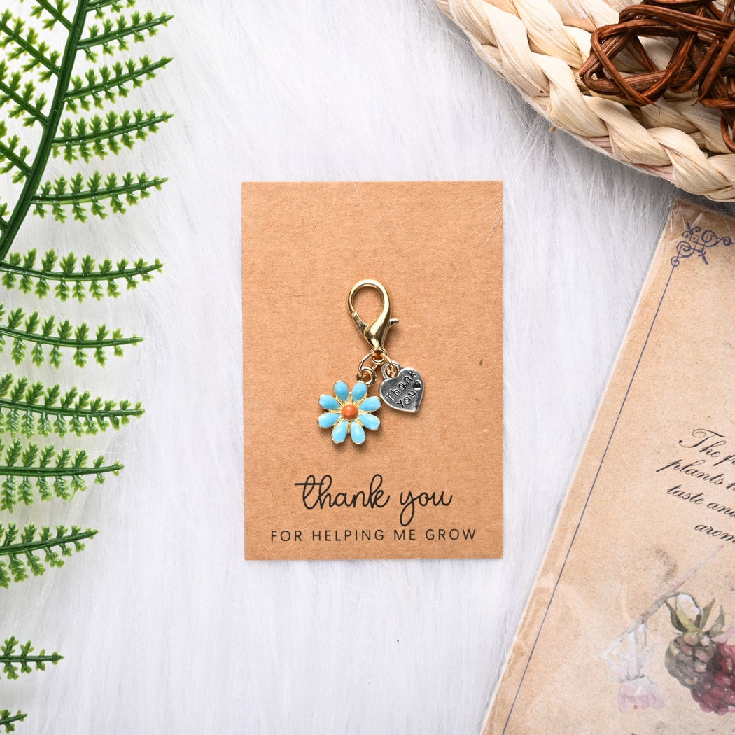 Taphug - Pocket Hug Flower and Heart Keychain