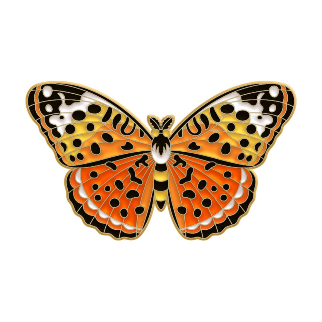 Vibrant Butterfly Enamel Pins