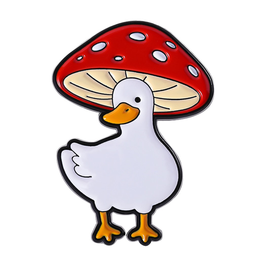 Pinori - Animal Mushroom Cartoon Decorative Pin