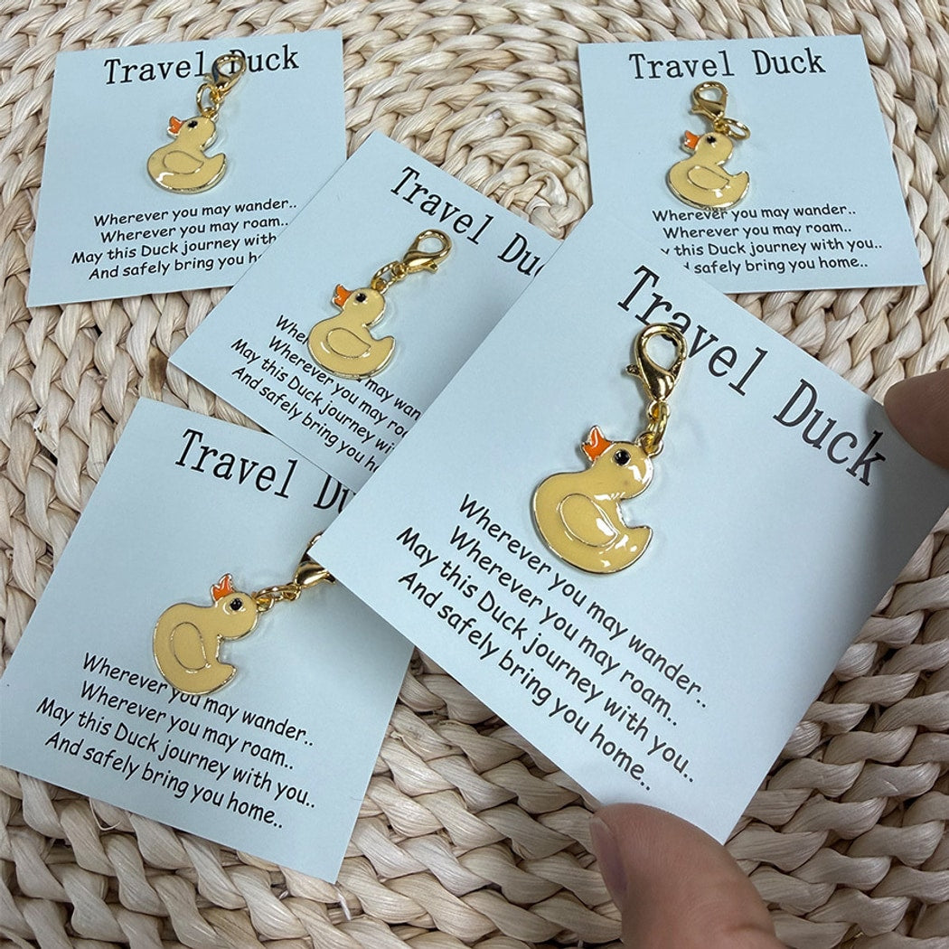 Taphug - Travel Duck Charm Keychain Set