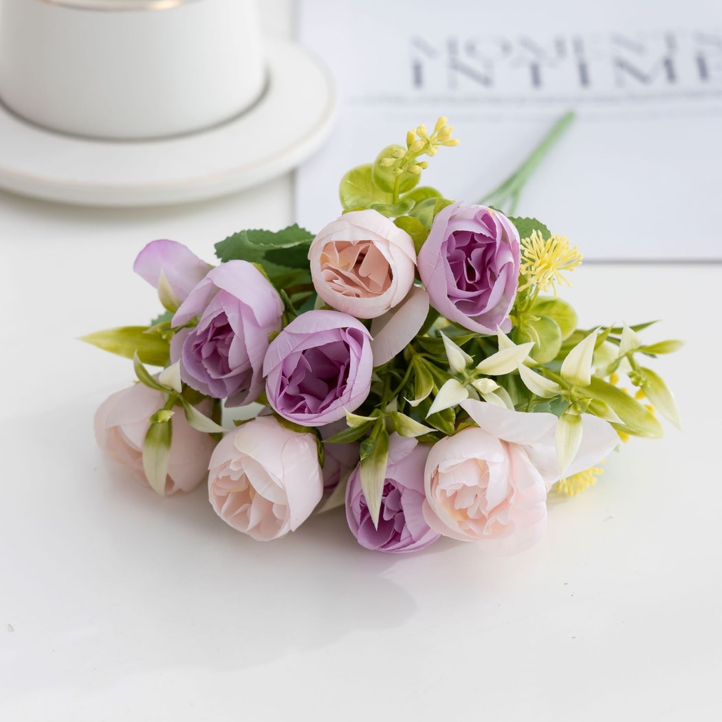 Roselle - Artificial Peony Flower Bouquet