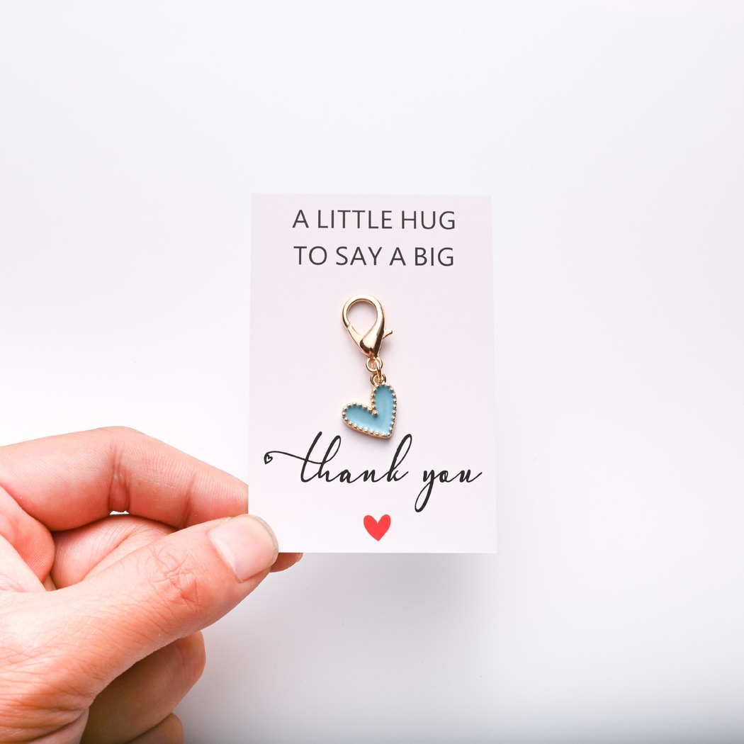 Taphug - Pocket Hug Heart Theme Charm Keychain