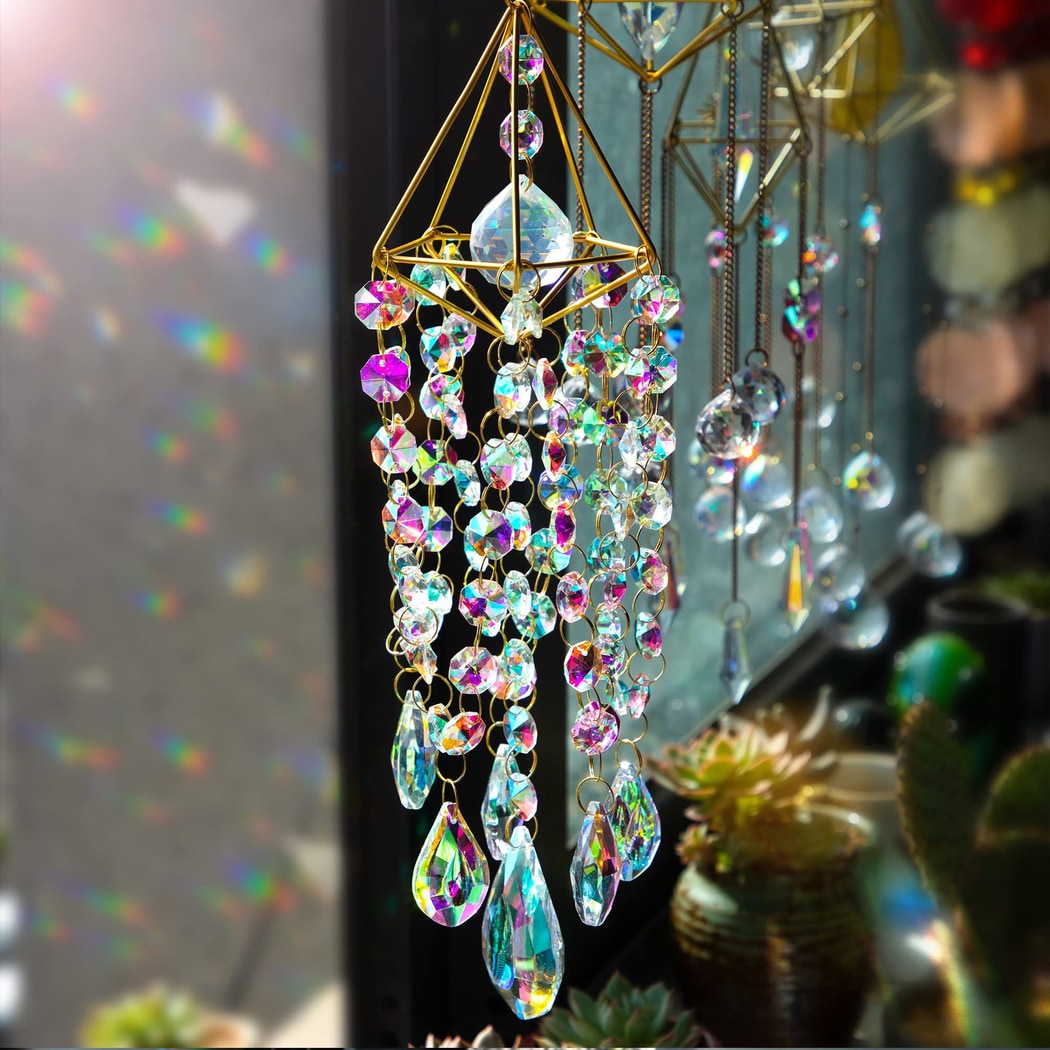 Somnira - Art-deco Raindrop Teardrop Wind Chime