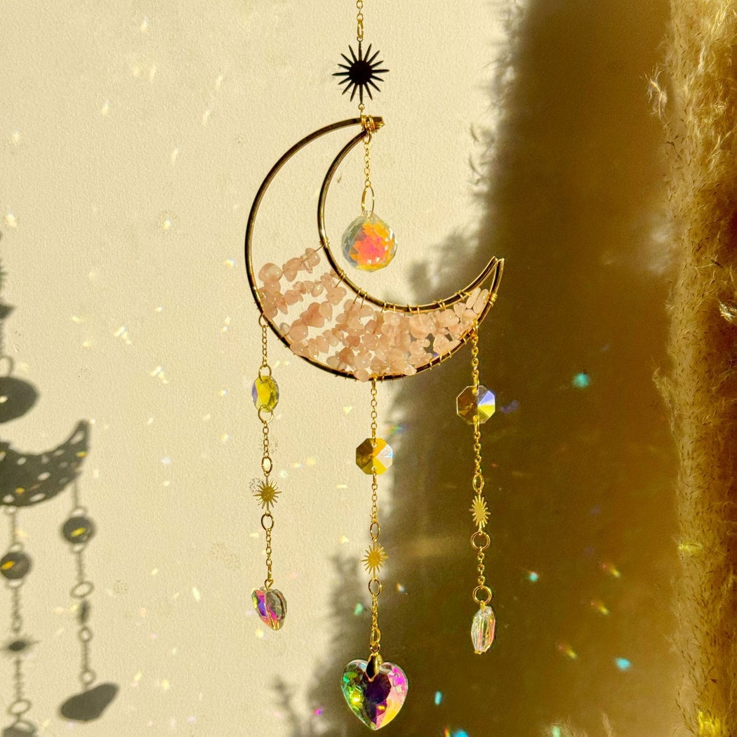 Somnira - Dreamy Moon Shaped Decorative Wind Chimes