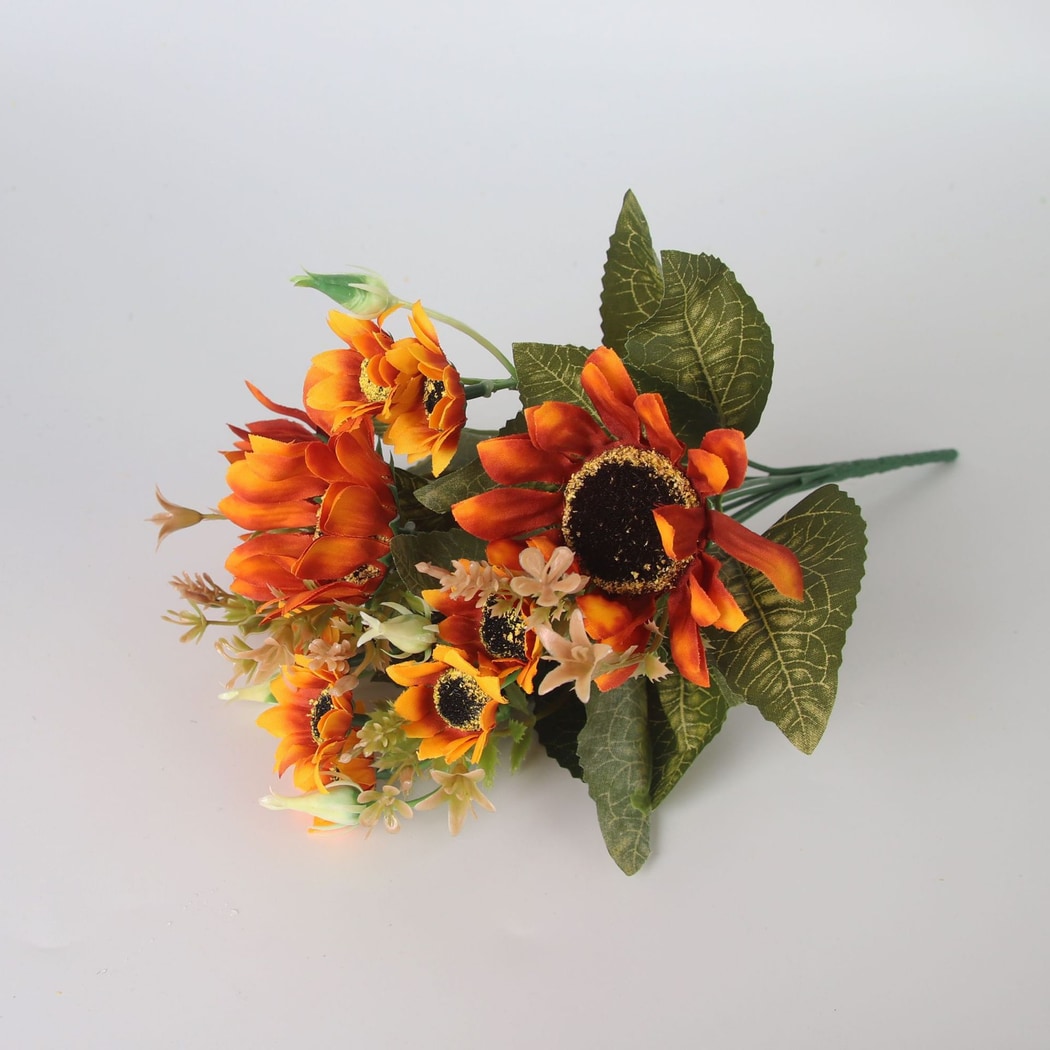 Roselle - Mixed Tone Artificial Sunflower Bouquet