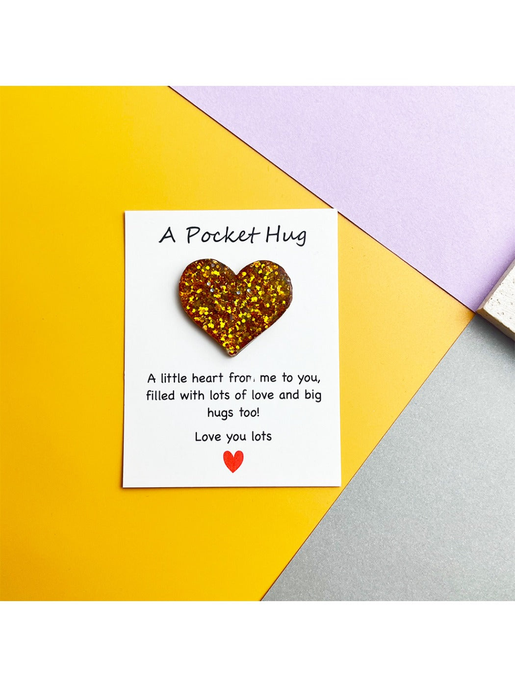 Taphug - Pocket Hug Glitter Heart