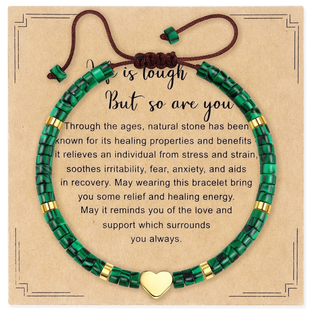 Emora - Elegant Geometric Heart Accent Bracelet