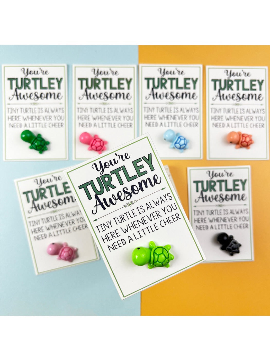 Taphug - Pocket Hug Cute Turtle Encouragement pocket hug card and keepsake token