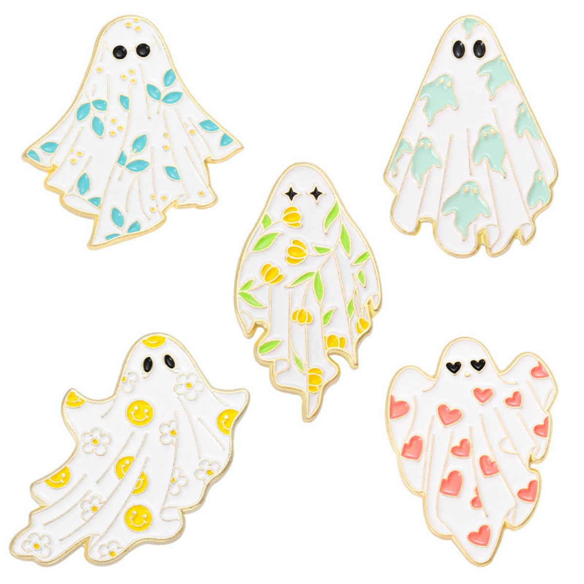 Ghostly Charm Alloy Pin