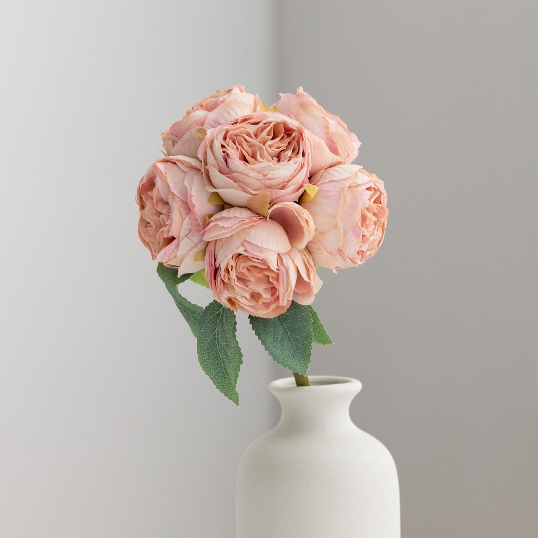 Roselle - Romantic Vivid Rose Artificial Bouquet