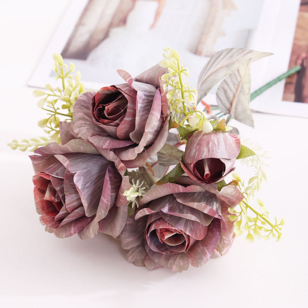 Roselle - Modern Style Rose Artificial Bouquet