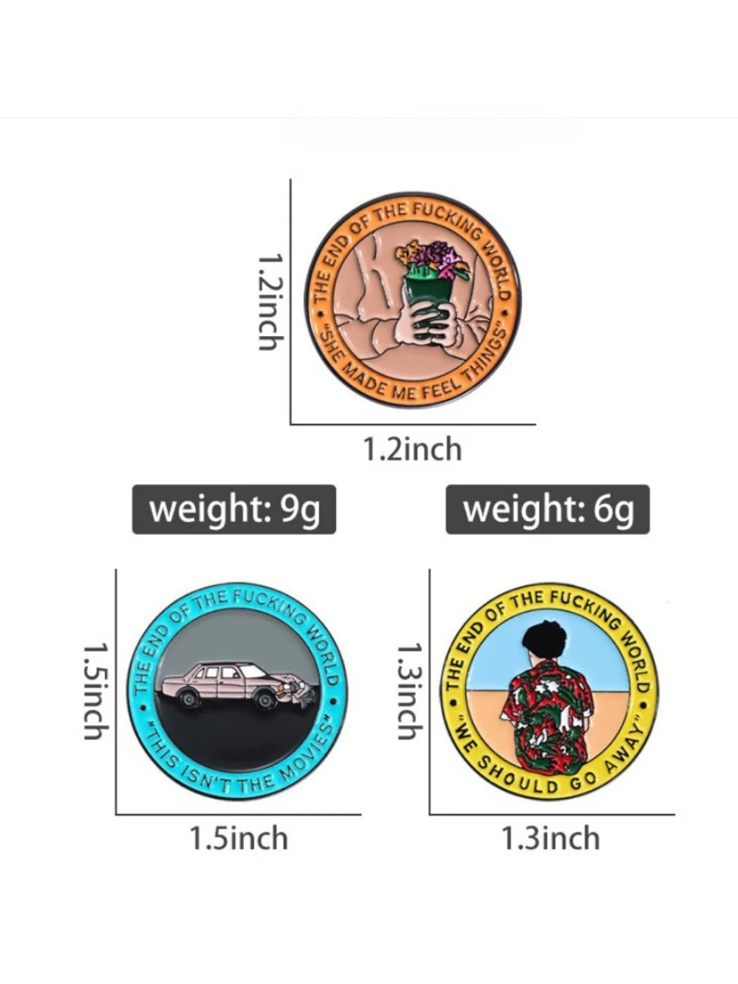 Pinori - Time Machine Design Brooch