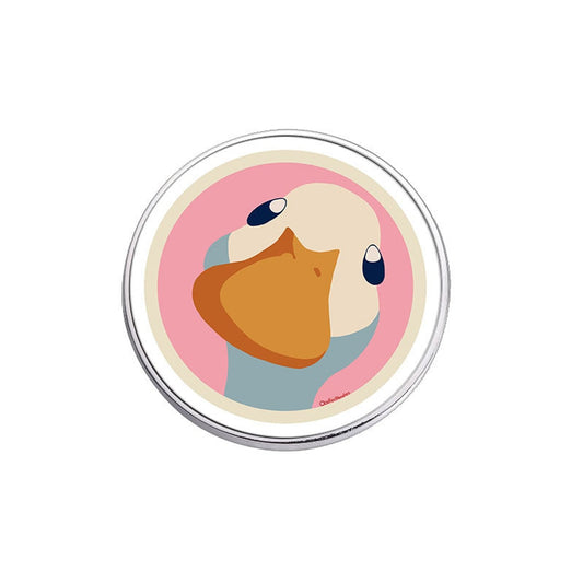 Pinori - Painted Round Animal Accent Clothing Pin