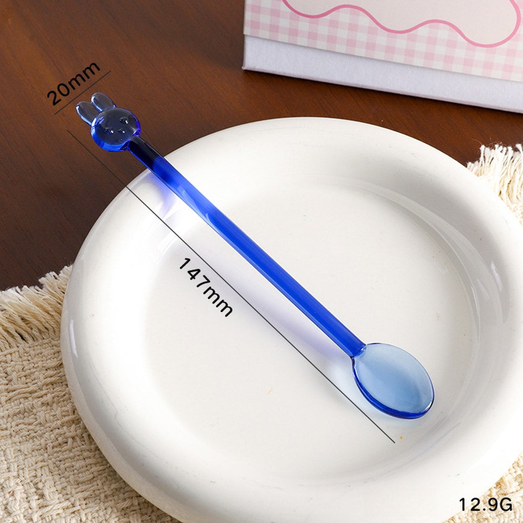Glasira - Cute Rabbit Design Long Handle Coffee Spoon