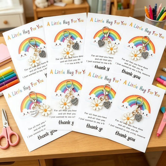 Taphug - Pocket Hug Rainbow Heart Daisy