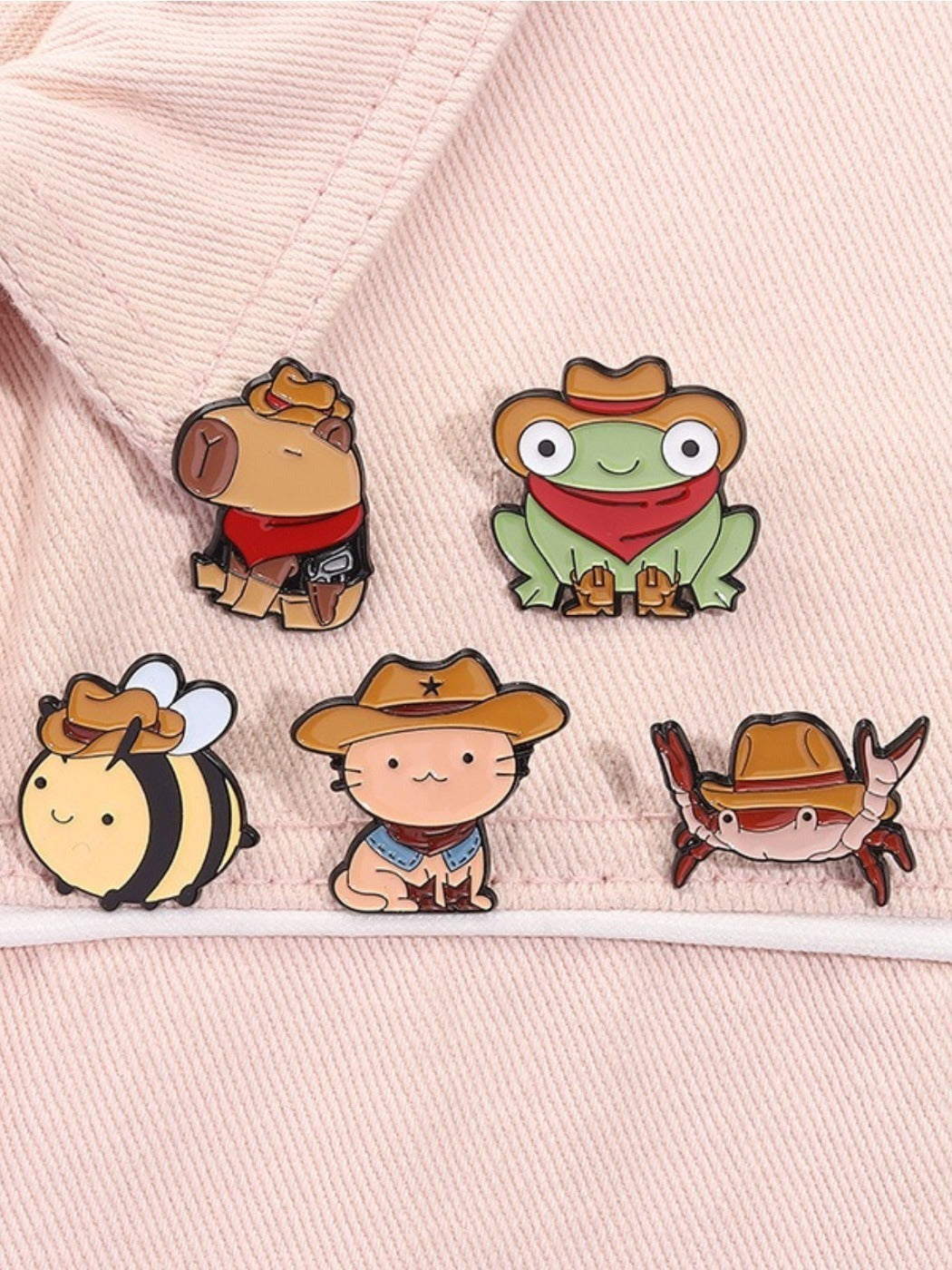 Pinori - Fashion Cowboy Critter Brooch