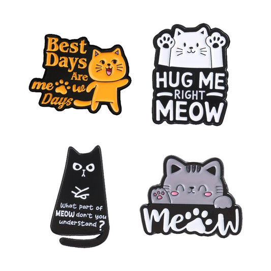 Pinori - Cat Quote Enamel Pin