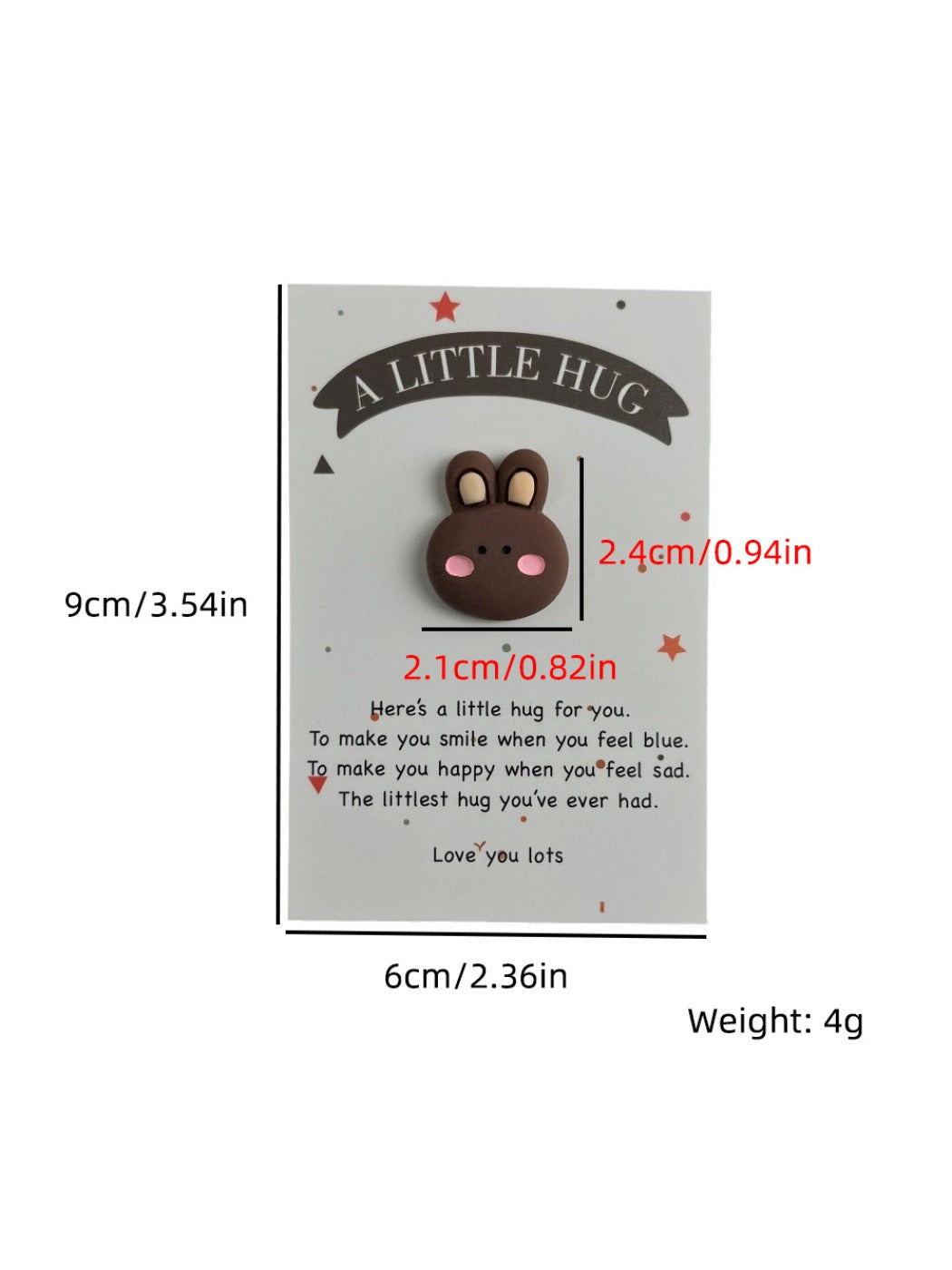 Taphug - Pocket Hug Adorable Blushing Rabbit