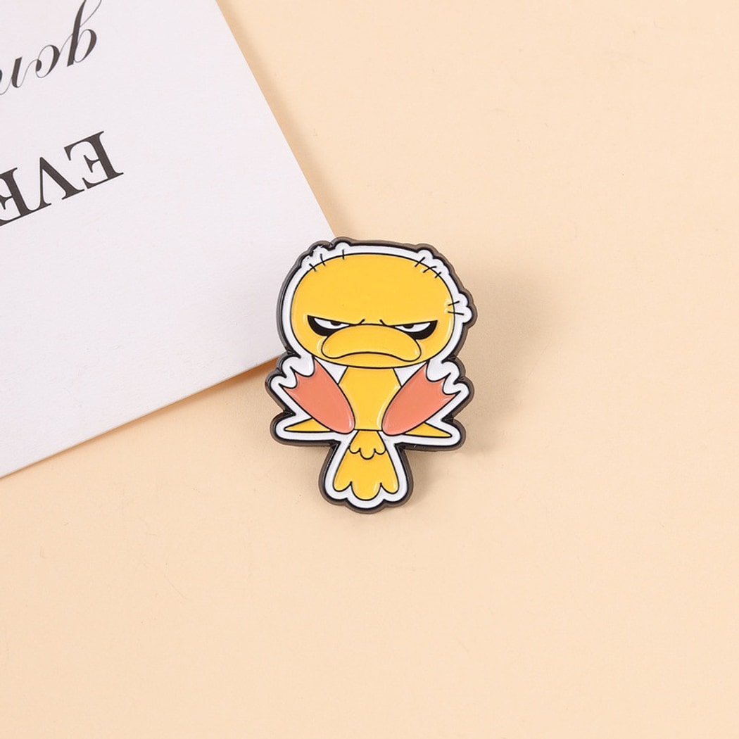 Pinori - Novelty Moody Duck Fashion Pin
