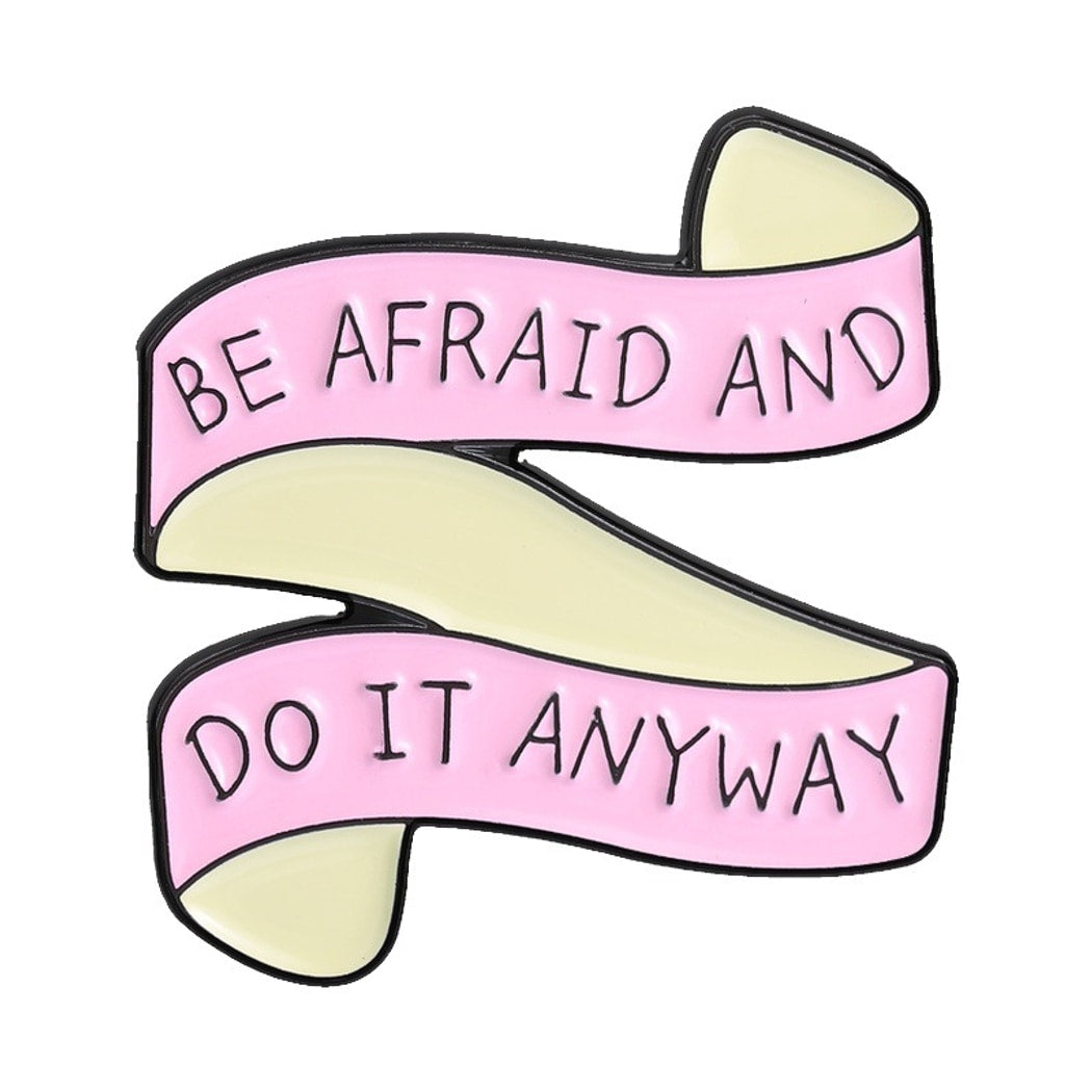 Pinori - Positive Quote Shape Decorative Pin