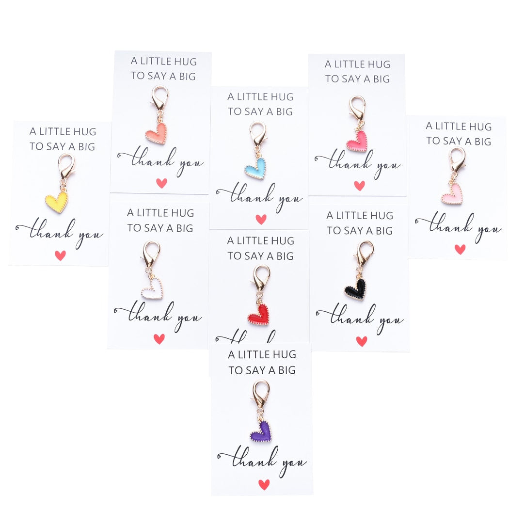 Taphug - Pocket Hug Heart Theme Charm Keychain