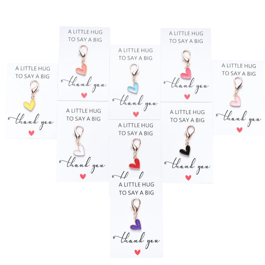 Taphug - Pocket Hug Heart Theme Charm Keychain