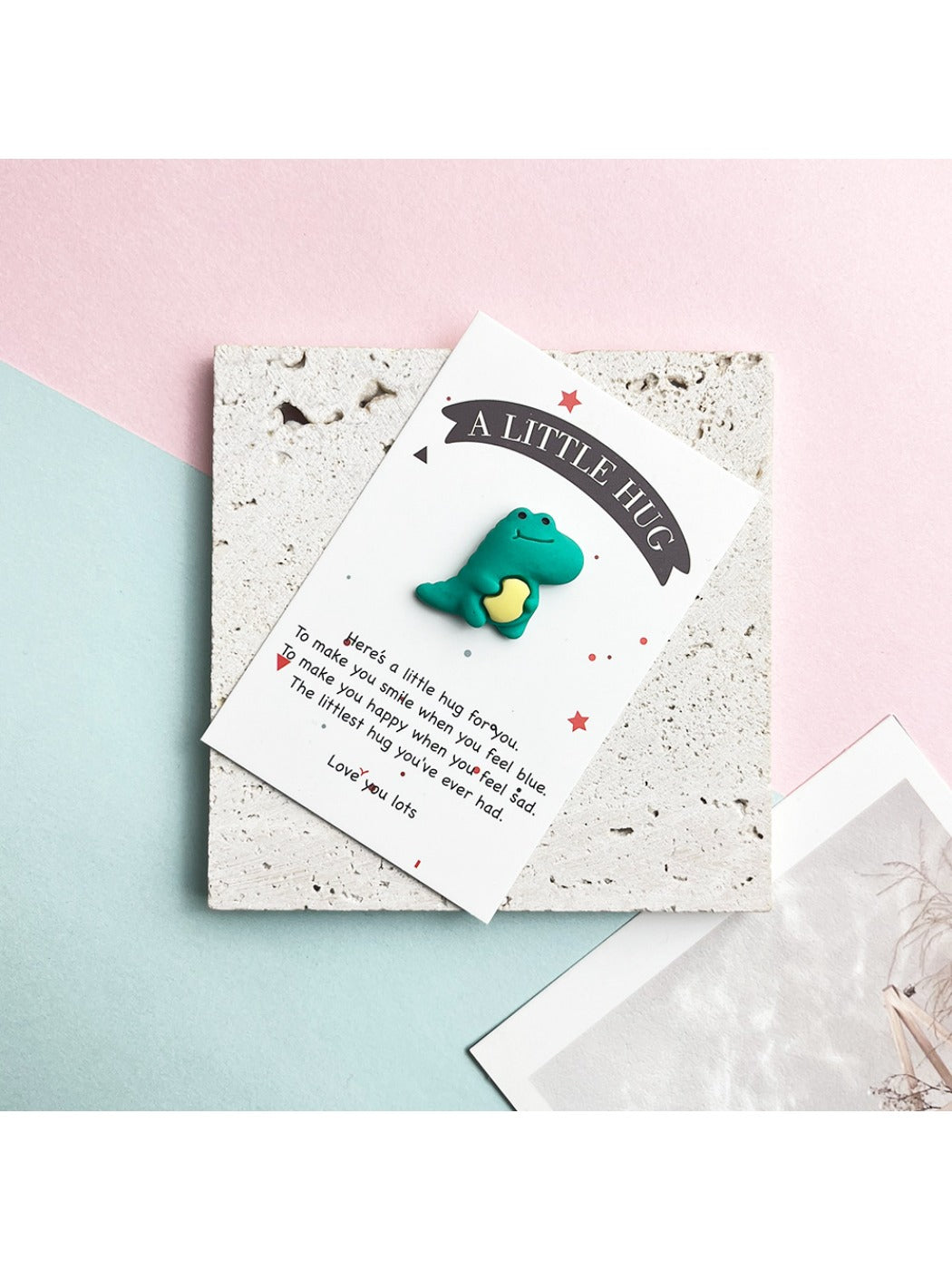 Taphug - Pocket Hug Adorable Animal pocket hug card and keepsake token view 7