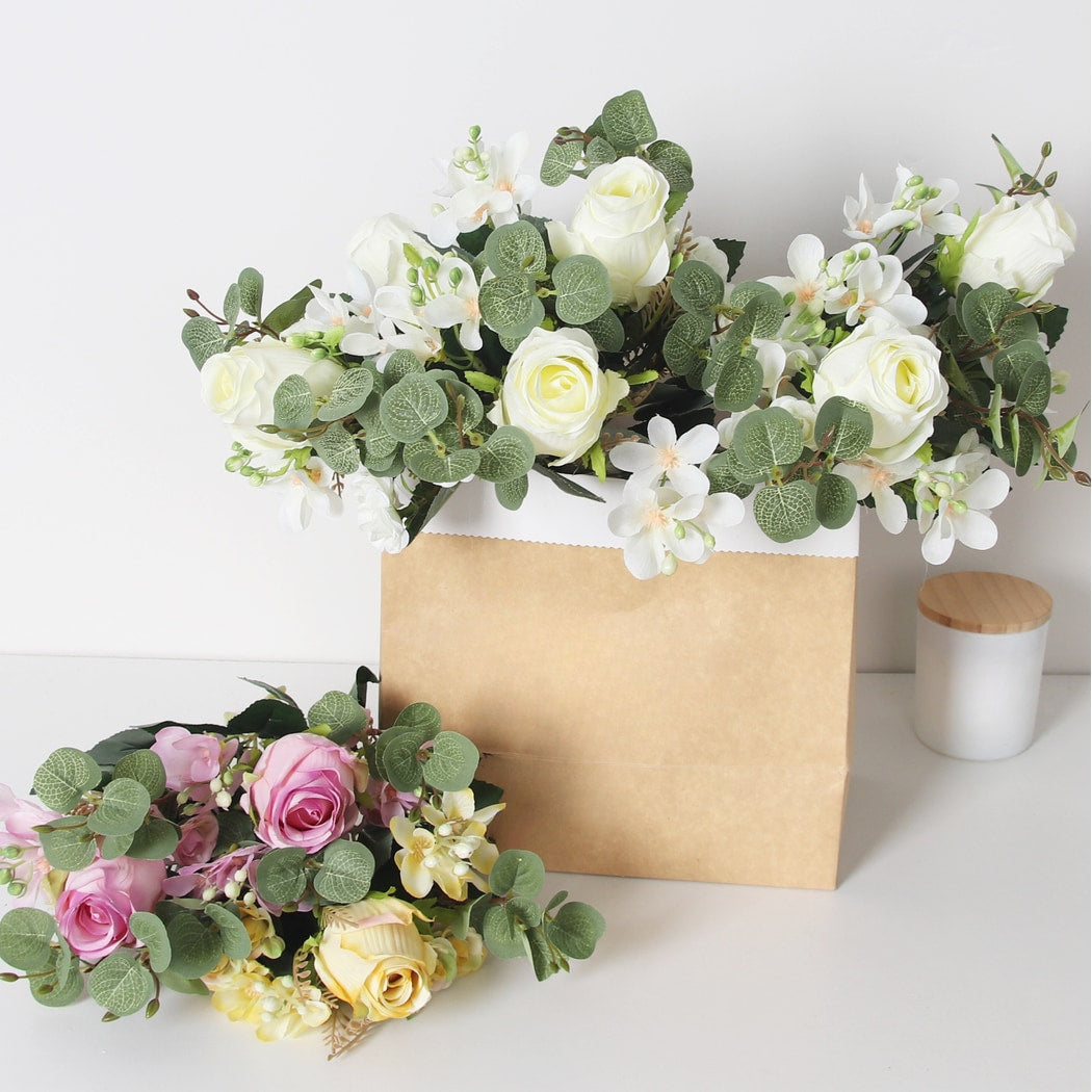 Roselle - Artificial Rose Bouquet Table Decor Flowers