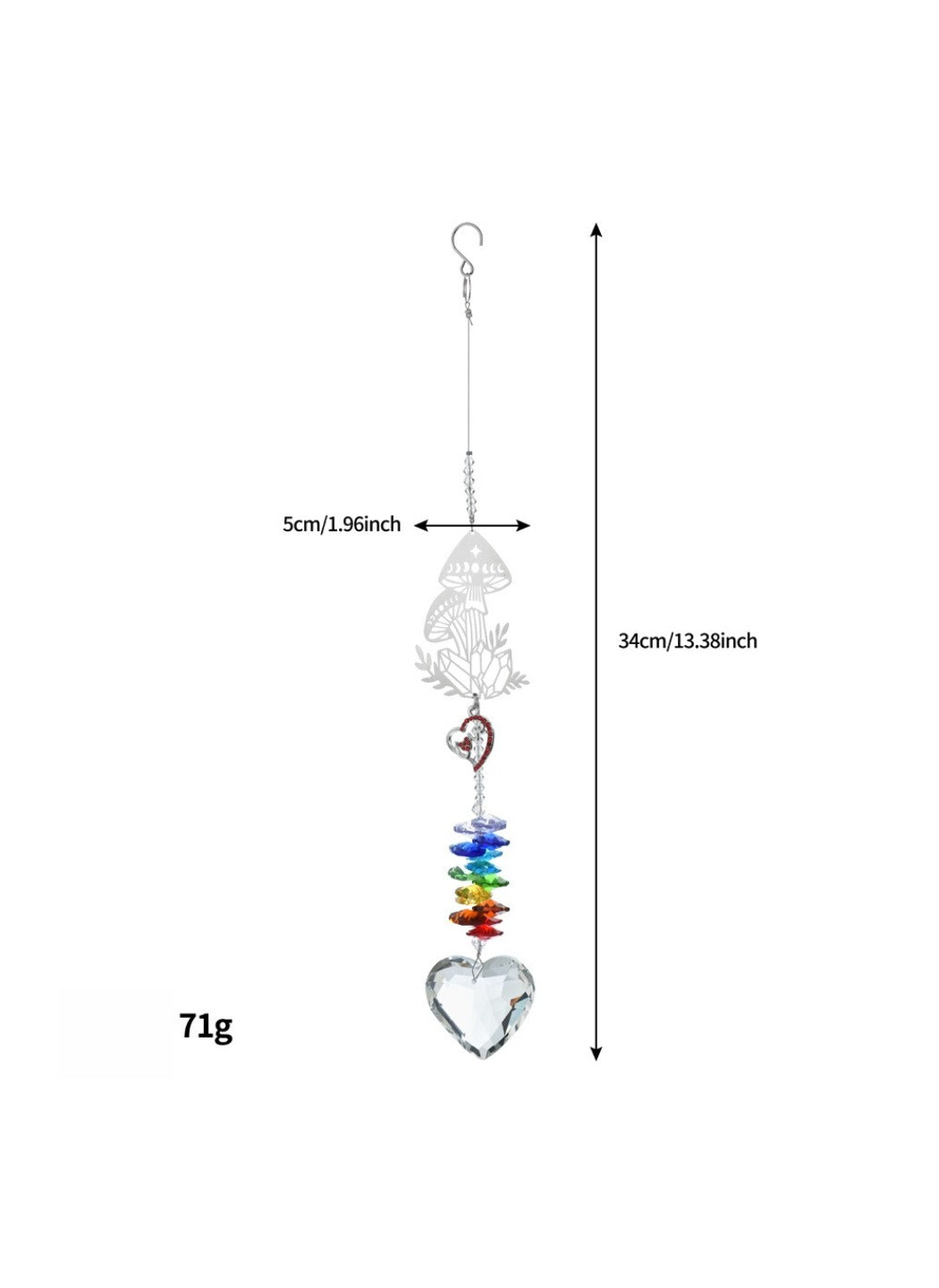 Somnira – Acrylic Sun Catcher Christmas Wind Chime